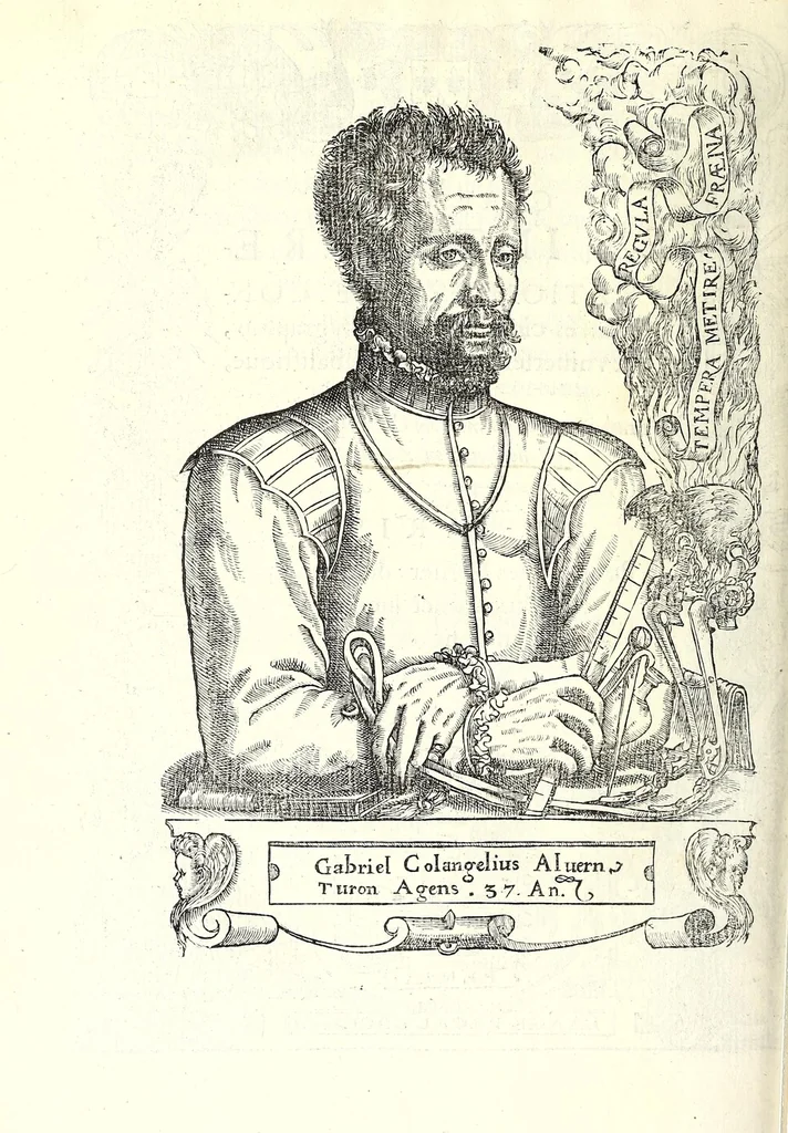 An illustration from Polygraphie, et vniuerselle escriture cabalistique, 1561, leaf 426