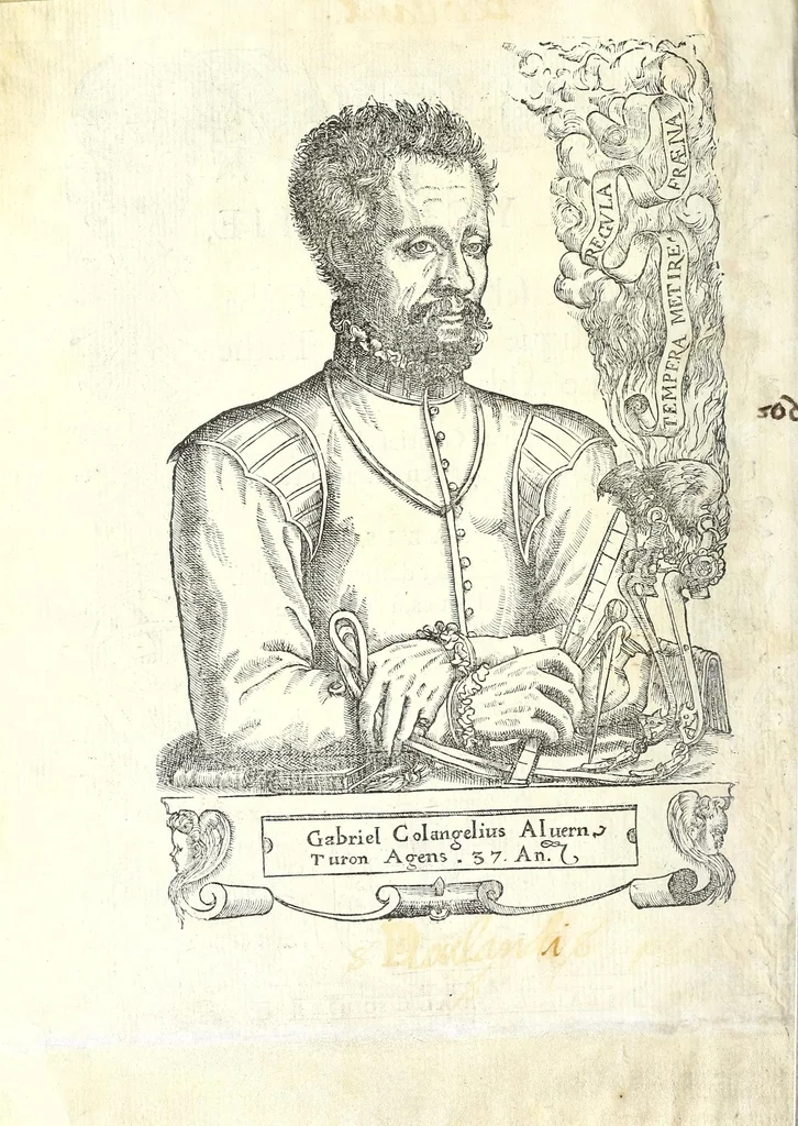 An illustration from Polygraphie, et vniuerselle escriture cabalistique, 1561, leaf 6