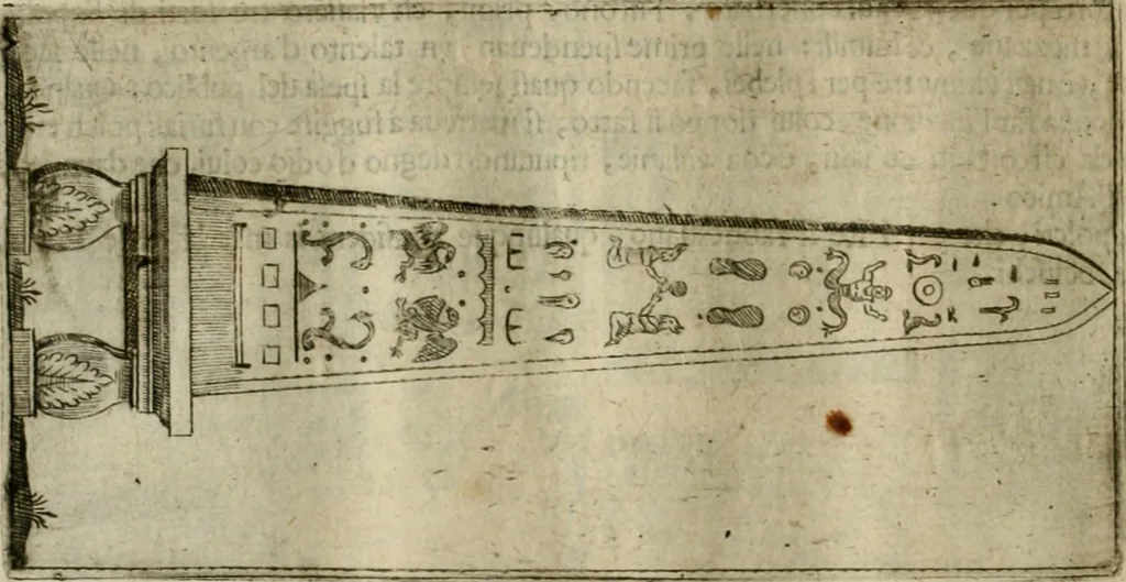 An illustration from Pompe funebri di tutte le nationi del mondo : raccolte dalle storie sagre et profane, 1646, leaf 107