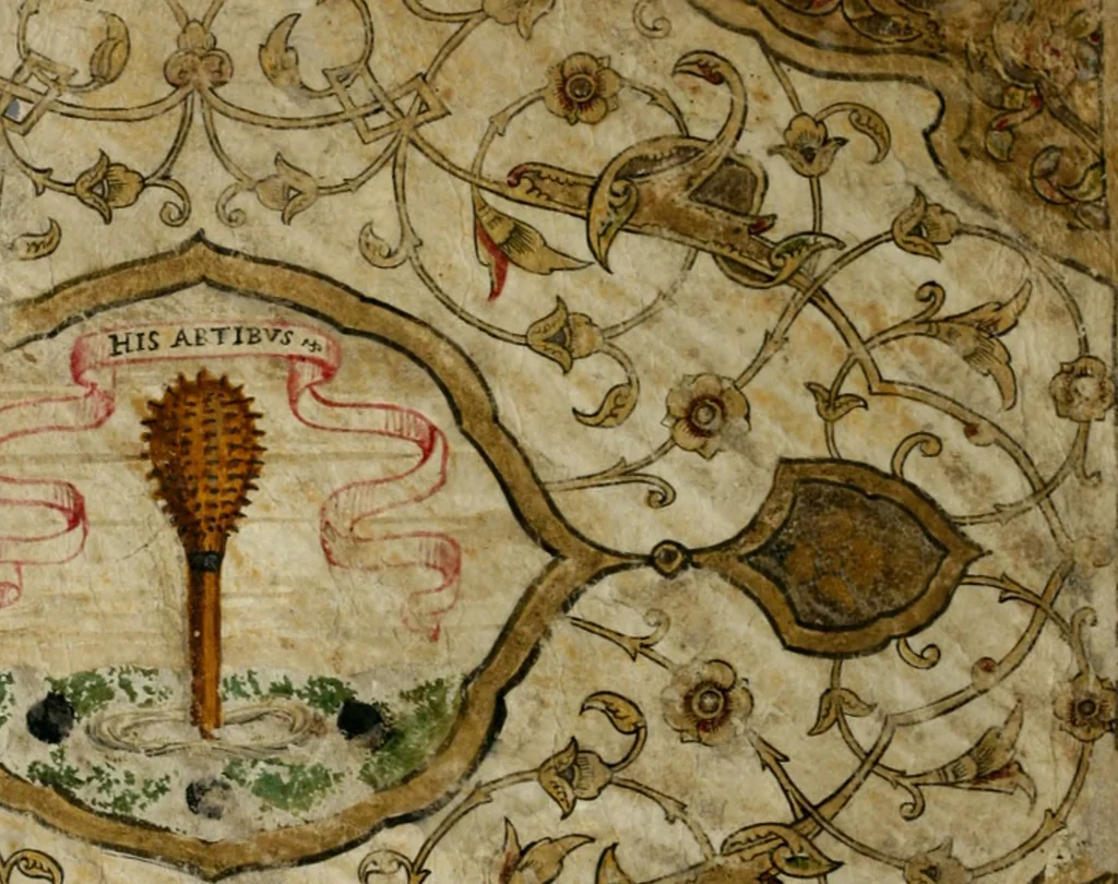 An illustration from Pompe funebri di tutte le nationi del mondo : raccolte dalle storie sagre et profane, 1646, leaf 173