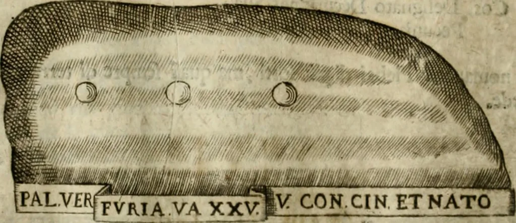 An illustration from Pompe funebri di tutte le nationi del mondo : raccolte dalle storie sagre et profane, 1646, leaf 73