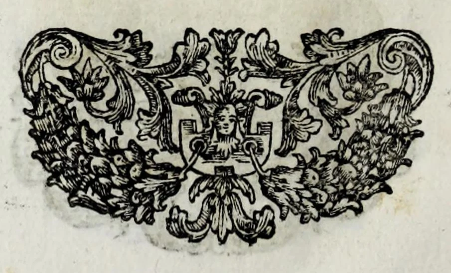 An illustration from Pompe funerali celebrate in Napoli per l'eccellentissima signora d. Caterina d'Aragona, e Sandovale, duchessa di Segorbia , Cardona, &c. : con l'aggiunta di altri componimenti intorno al medesimo soggetto : dedicate all'ecellentissimo suo figlio d. Luigi della Cerda, duca di Medina-Celi, &c., vicerè e capitan generale nel regno di Napoli, 1697, leaf 116