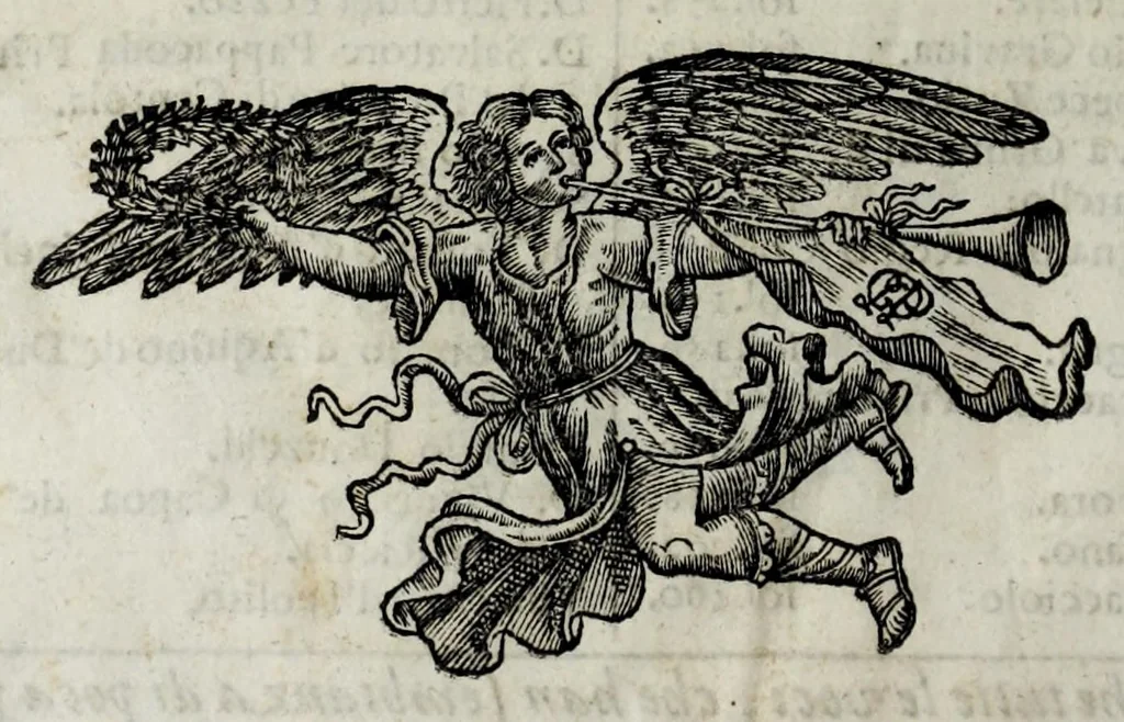 An illustration from Pompe funerali celebrate in Napoli per l'eccellentissima signora d. Caterina d'Aragona, e Sandovale, duchessa di Segorbia , Cardona, &c. : con l'aggiunta di altri componimenti intorno al medesimo soggetto : dedicate all'ecellentissimo suo figlio d. Luigi della Cerda, duca di Medina-Celi, &c., vicerè e capitan generale nel regno di Napoli, 1697, leaf 306