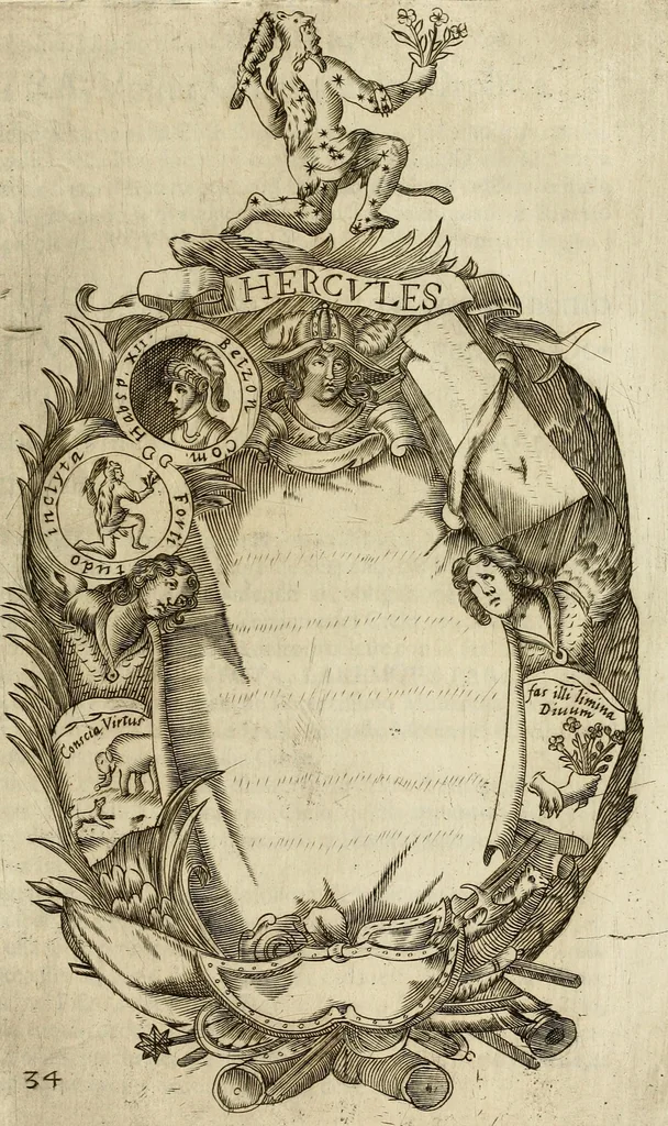 An illustration from Pompe fvnebri dell'vniverso : nella morte di Filippo qvarto il grande re delle Spagne, monarca cattolico, celebrate in Napoli alli XVIII. di febraro MDCLXVI dall'eminentissimo signore don Pascale Aragona ..., 1666, leaf 62