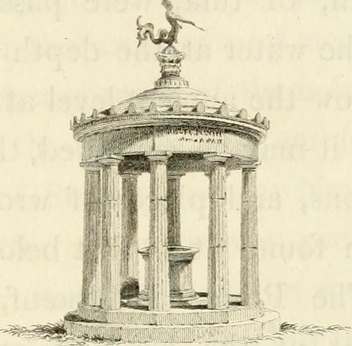 An illustration from Pompeiana : the topography, edifices, and ornaments of Pompeii, 1817, leaf 14