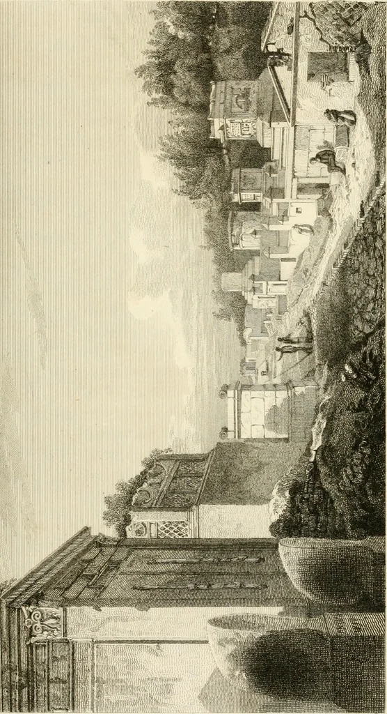 An illustration from Pompeiana : the topography, edifices, and ornaments of Pompeii, 1817, leaf 166