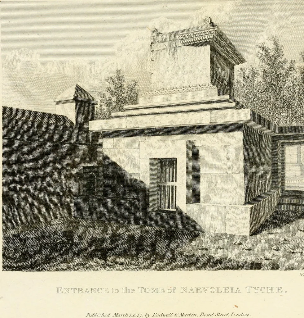 An illustration from Pompeiana : the topography, edifices, and ornaments of Pompeii, 1817, leaf 172
