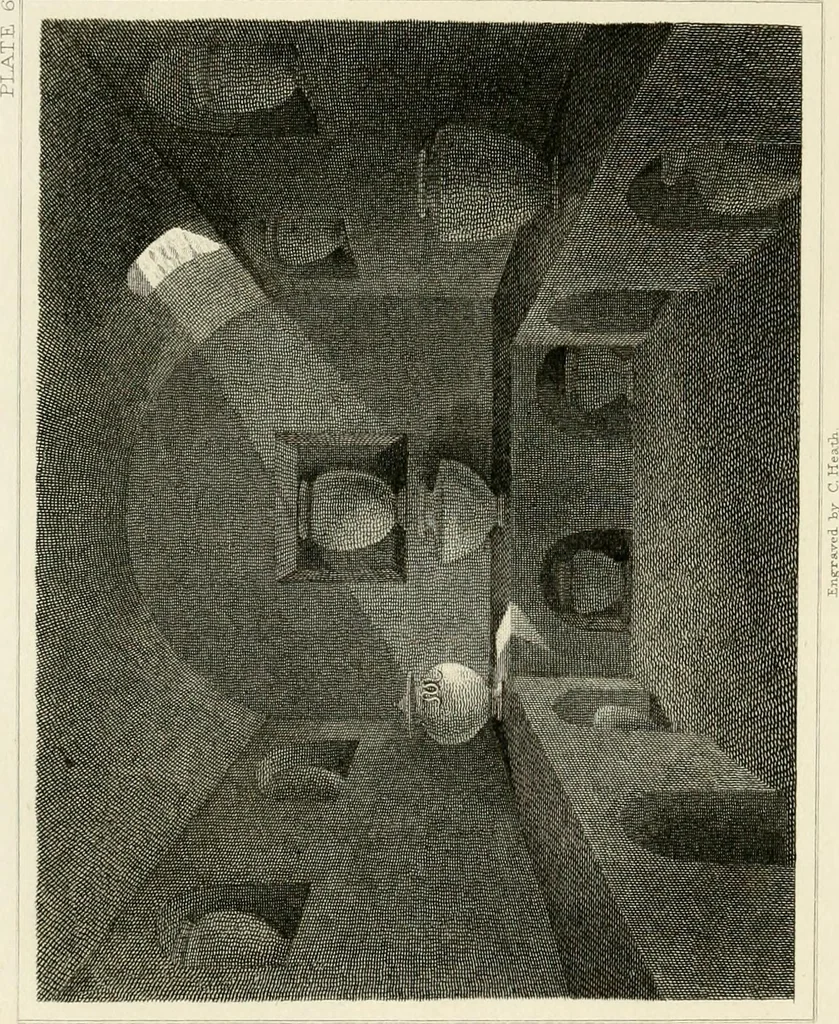 An illustration from Pompeiana : the topography, edifices, and ornaments of Pompeii, 1817, leaf 175
