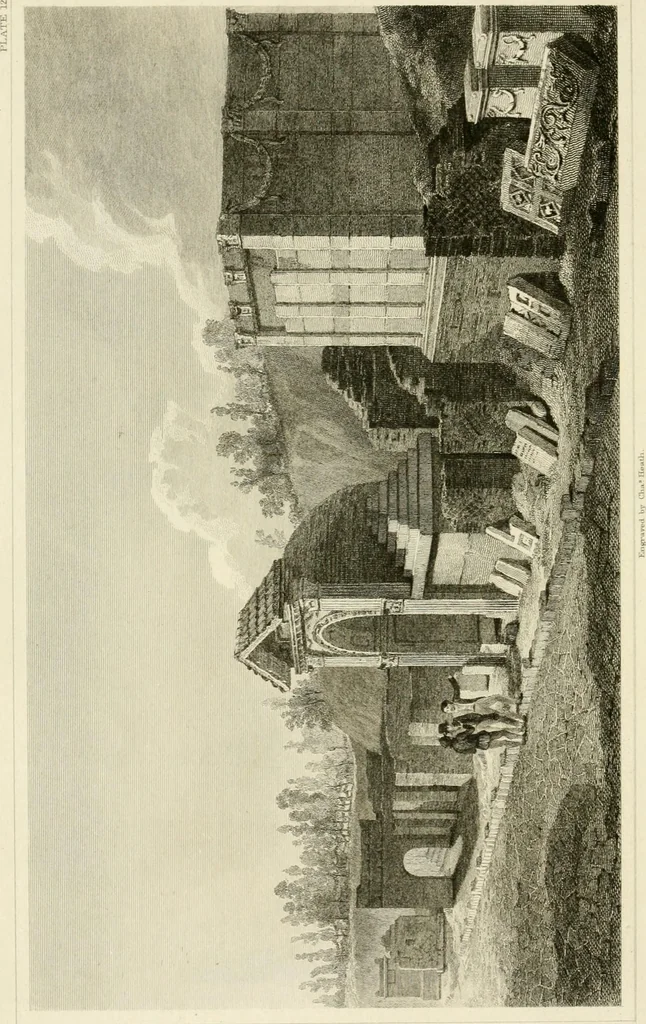 An illustration from Pompeiana : the topography, edifices, and ornaments of Pompeii, 1817, leaf 191