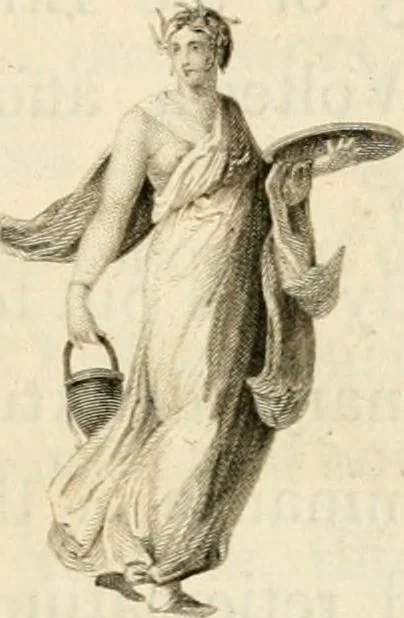 An illustration from Pompeiana : the topography, edifices, and ornaments of Pompeii, 1817, leaf 194