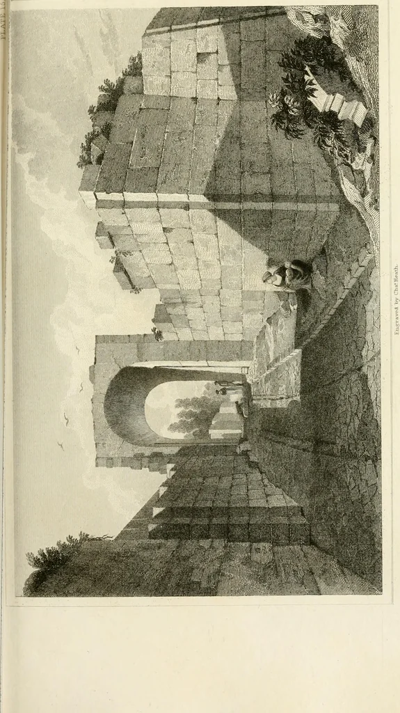 An illustration from Pompeiana : the topography, edifices, and ornaments of Pompeii, 1817, leaf 210