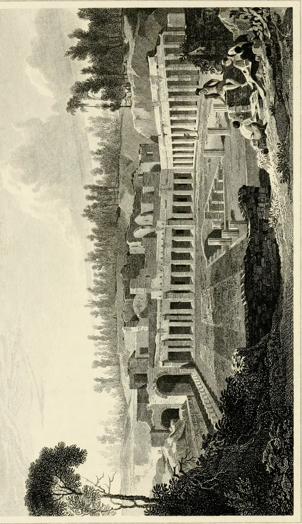 An illustration from Pompeiana : the topography, edifices, and ornaments of Pompeii, 1817, leaf 253