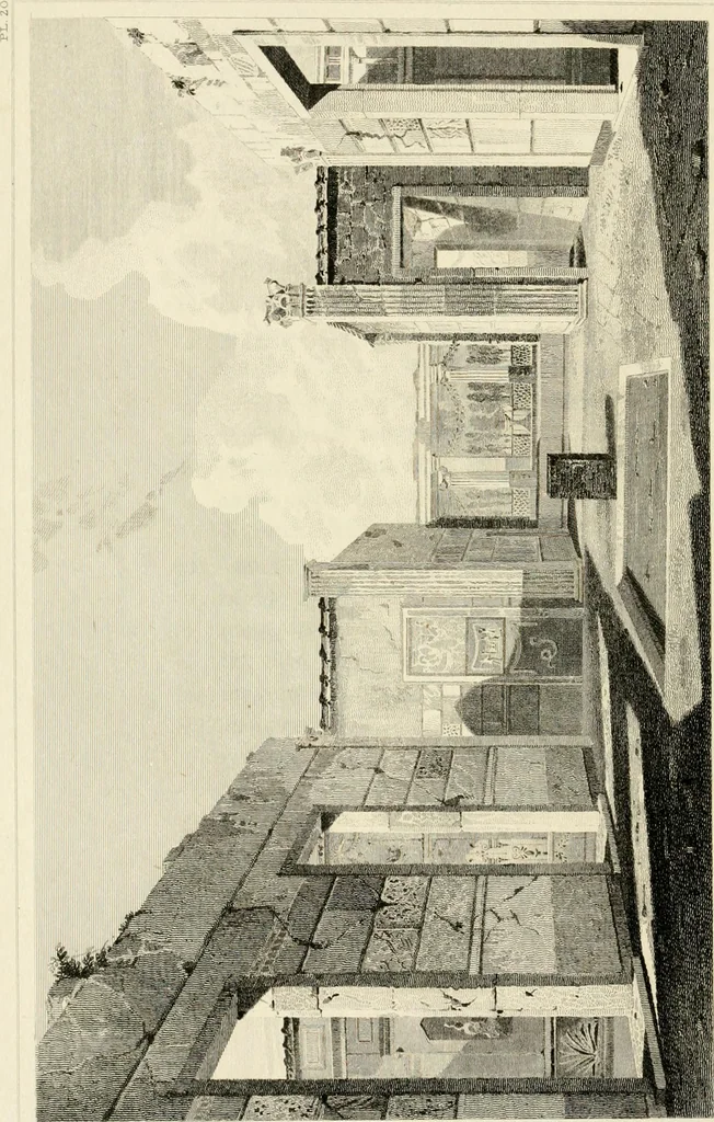 An illustration from Pompeiana : the topography, edifices, and ornaments of Pompeii, 1817, leaf 277