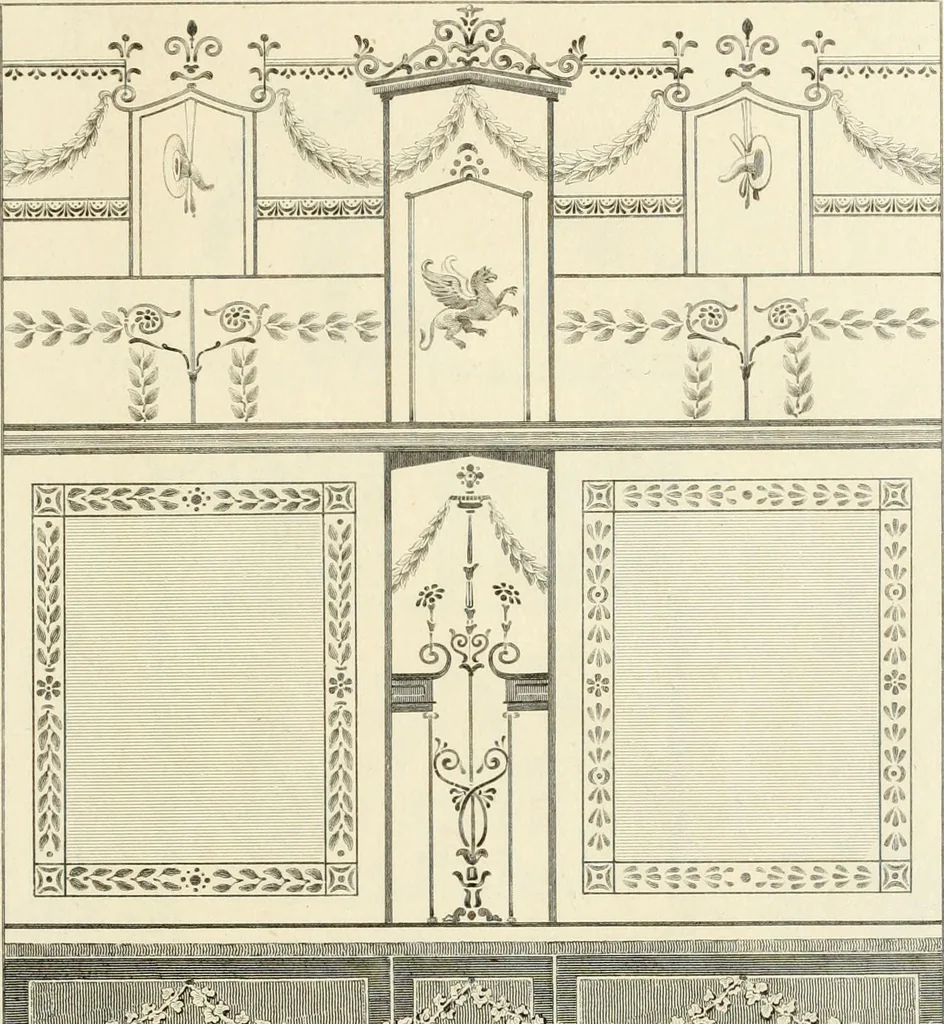 An illustration from Pompeiana : the topography, edifices, and ornaments of Pompeii, 1817, leaf 280