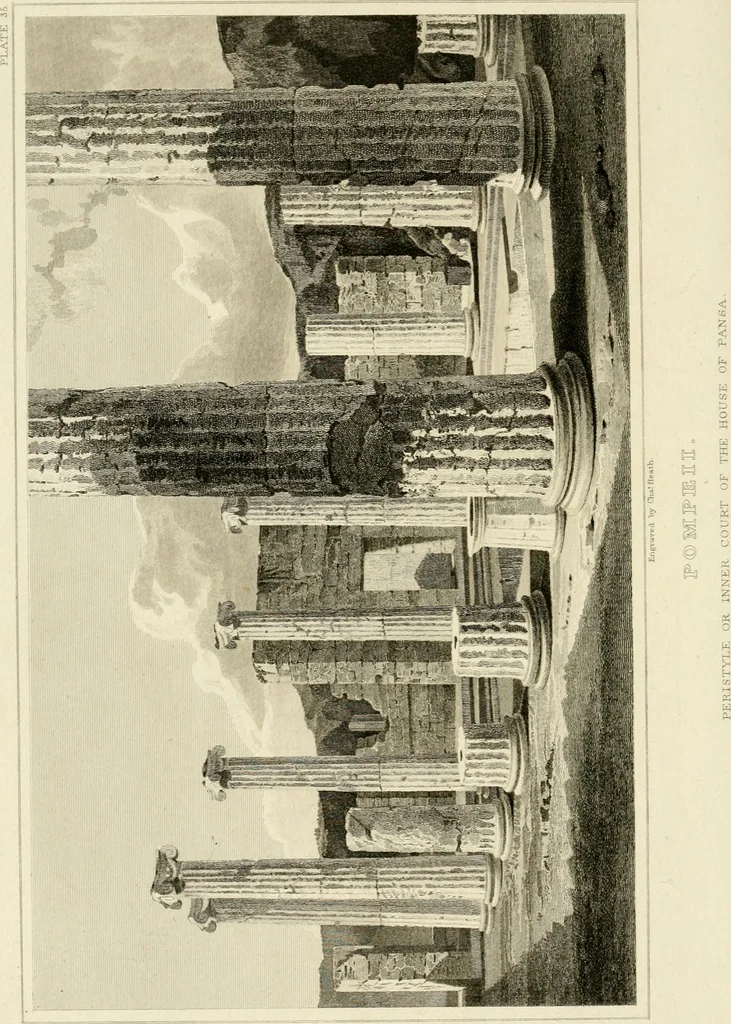 An illustration from Pompeiana : the topography, edifices, and ornaments of Pompeii, 1817, leaf 303