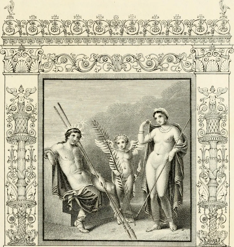 An illustration from Pompeiana : the topography, edifices, and ornaments of Pompeii, 1817, leaf 320