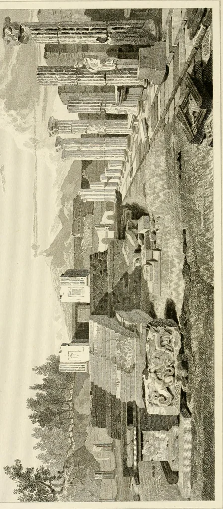 An illustration from Pompeiana : the topography, edifices, and ornaments of Pompeii, 1817, leaf 379