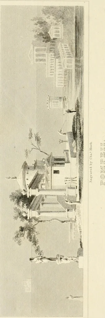 An illustration from Pompeiana : the topography, edifices, and ornaments of Pompeii, 1817, leaf 387