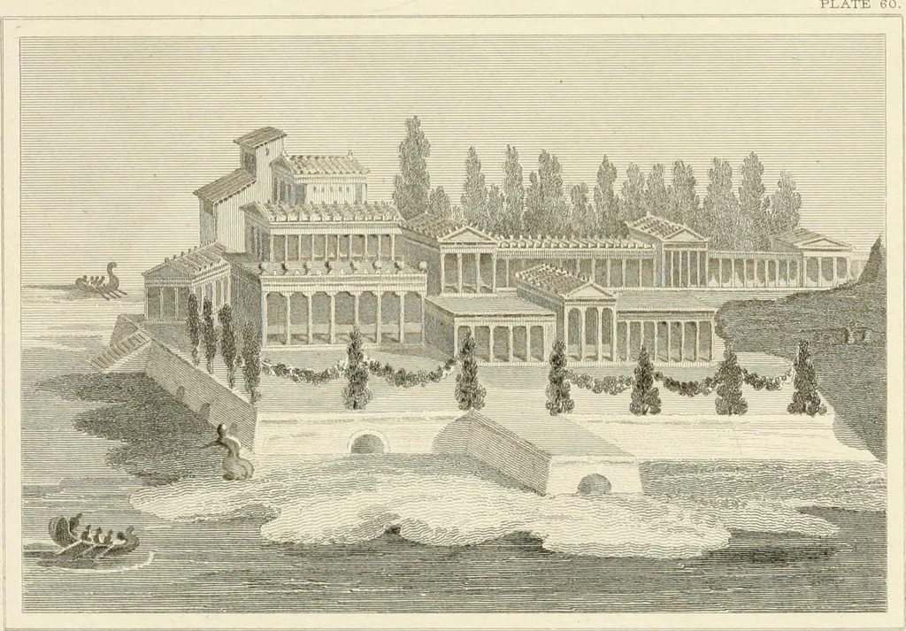 An illustration from Pompeiana : the topography, edifices, and ornaments of Pompeii, 1817, leaf 392