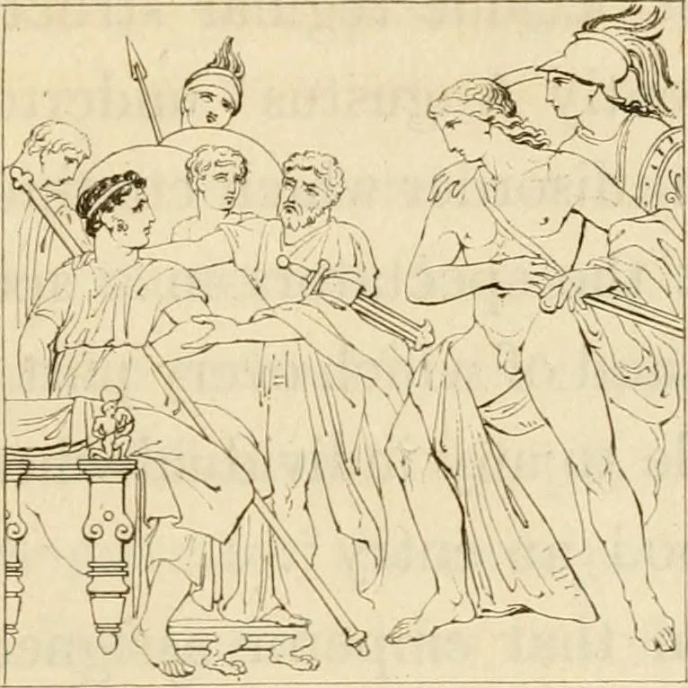 An illustration from Pompeiana : the topography, edifices, and ornaments of Pompeii, 1817, leaf 400