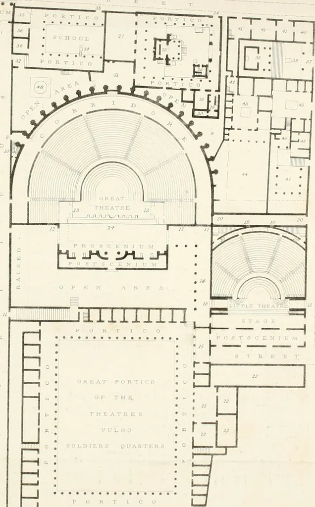 An illustration from Pompeiana : the topography, edifices, and ornaments of Pompeii, 1817, leaf 405