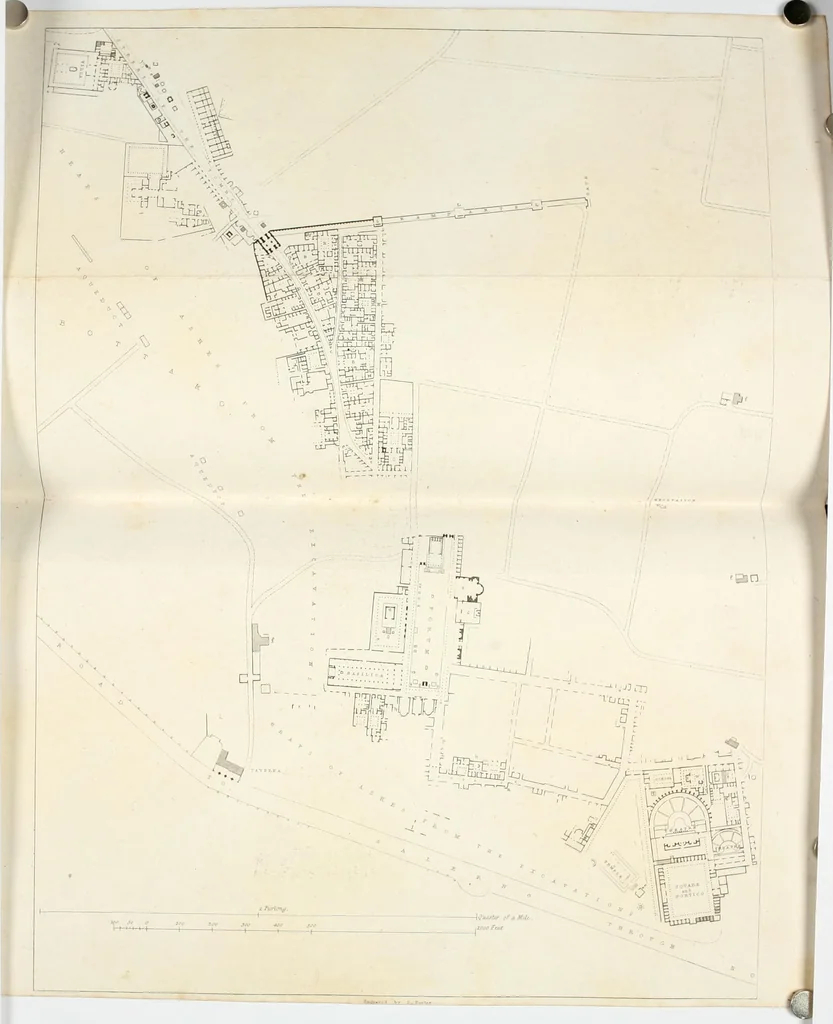 An illustration from Pompeiana : the topography, edifices, and ornaments of Pompeii, 1817, leaf 41