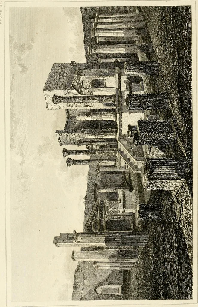 An illustration from Pompeiana : the topography, edifices, and ornaments of Pompeii, 1817, leaf 433