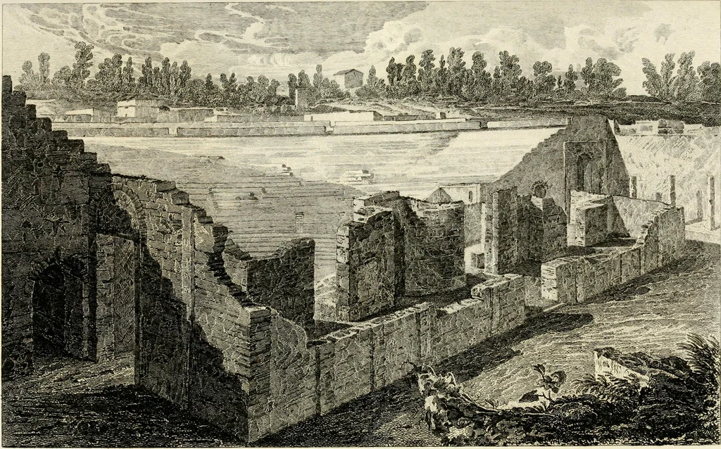 An illustration from Pompeiana : the topography, edifices, and ornaments of Pompeii, 1817, leaf 438