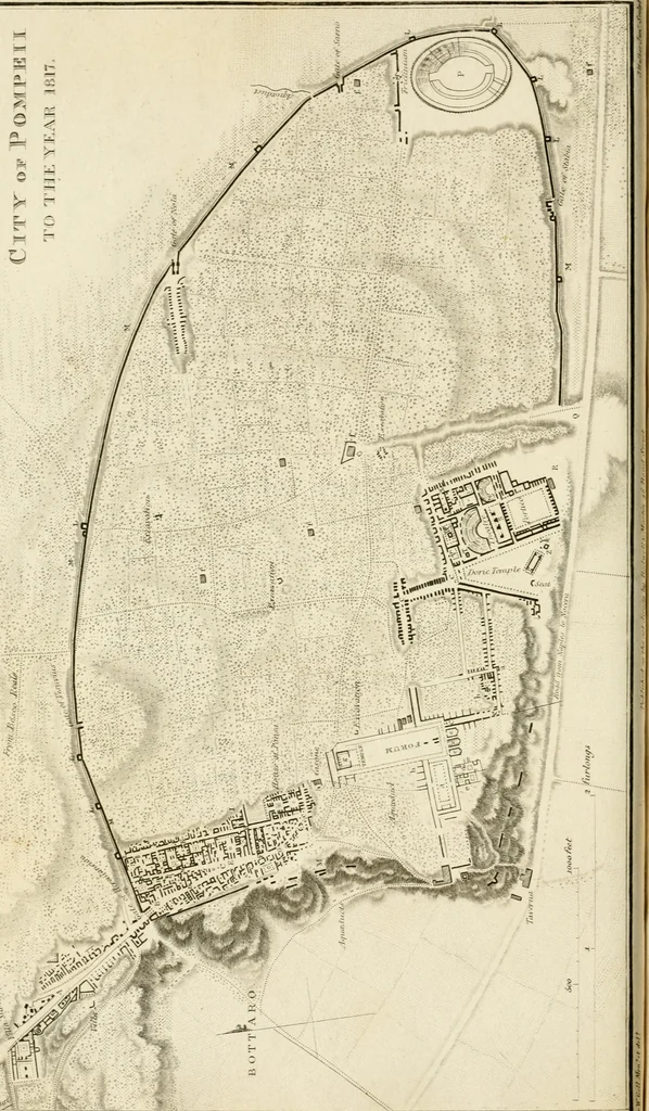 An illustration from Pompeiana : the topography, edifices, and ornaments of Pompeii, 1817, leaf 63