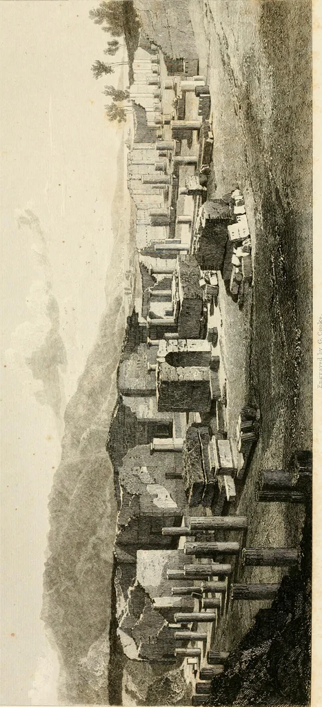 An illustration from Pompeiana : the topography, edifices, and ornaments of Pompeii, 1824, leaf 142