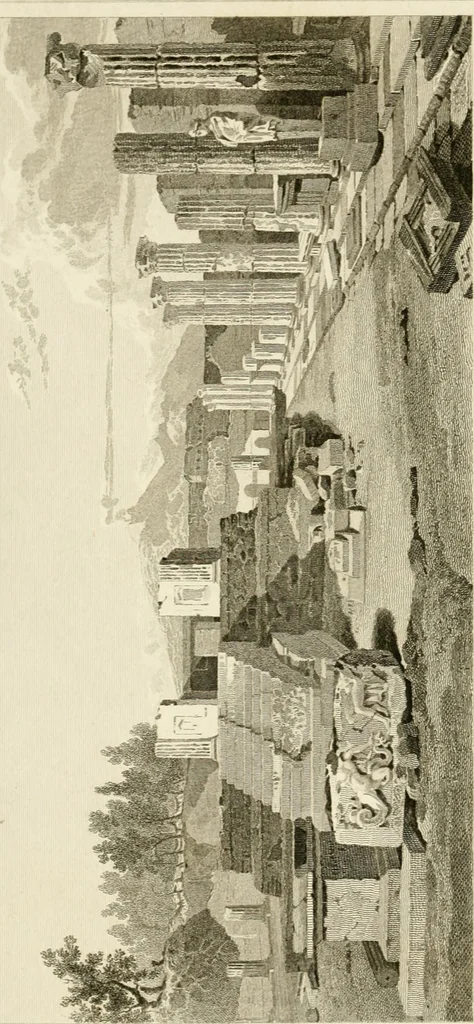 An illustration from Pompeiana : the topography, edifices, and ornaments of Pompeii, 1824, leaf 169