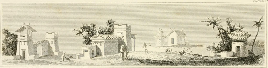 An illustration from Pompeiana : the topography, edifices, and ornaments of Pompeii, 1824, leaf 174