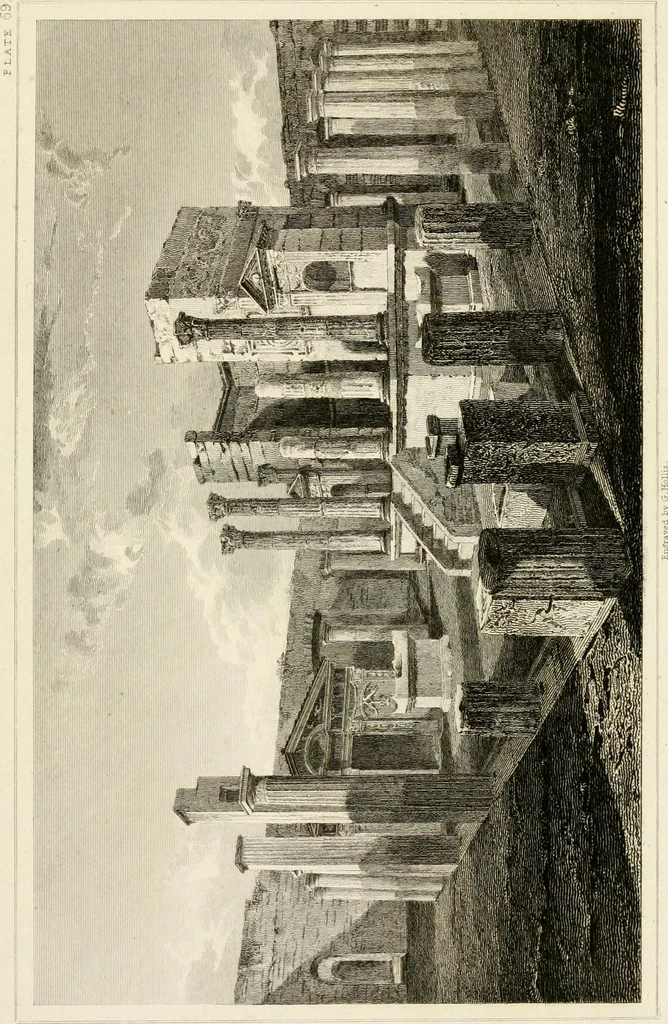 An illustration from Pompeiana : the topography, edifices, and ornaments of Pompeii, 1824, leaf 222