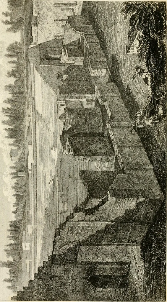 An illustration from Pompeiana : the topography, edifices, and ornaments of Pompeii, 1824, leaf 228