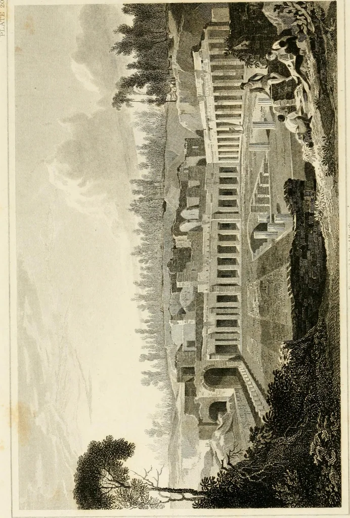 An illustration from Pompeiana : the topography, edifices, and ornaments of Pompeii, 1824, leaf 37