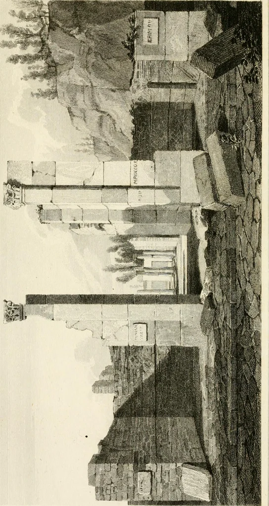An illustration from Pompeiana : the topography, edifices, and ornaments of Pompeii, 1824, leaf 88
