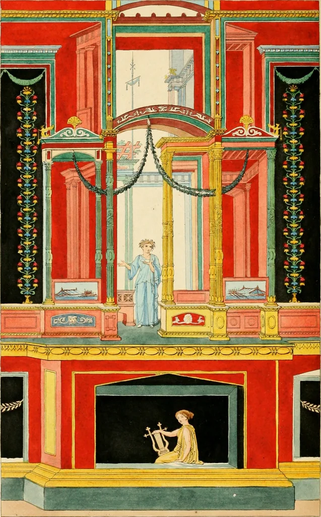 An illustration from Pompeiana : the topography, edifices and ornaments of Pompeii, the result of excavations since 1819, 1837, leaf 117