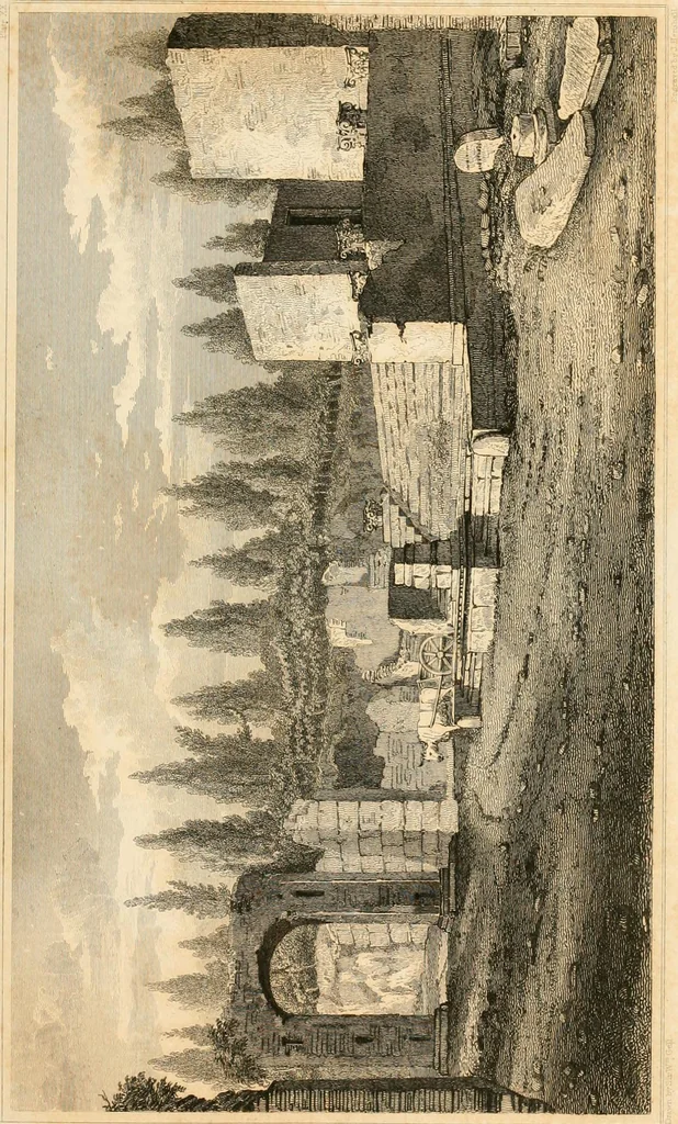 An illustration from Pompeiana : the topography, edifices and ornaments of Pompeii, the result of excavations since 1819, 1837, leaf 140