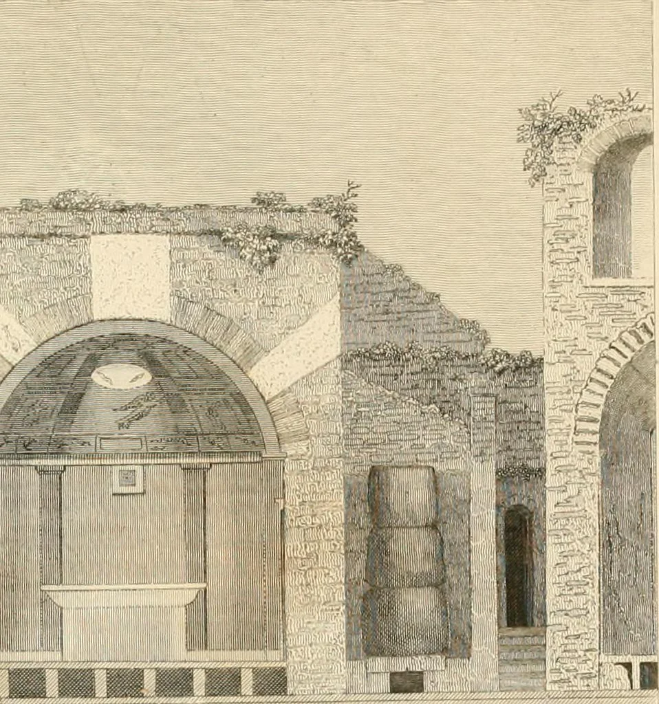 An illustration from Pompeiana : the topography, edifices and ornaments of Pompeii, the result of excavations since 1819, 1837, leaf 192