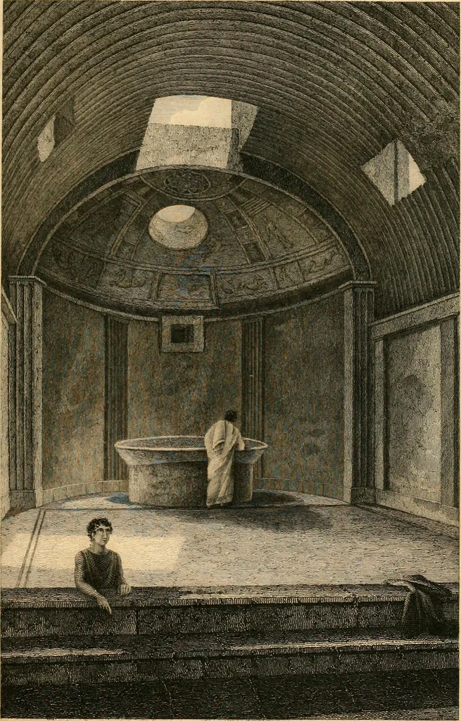 An illustration from Pompeiana : the topography, edifices and ornaments of Pompeii, the result of excavations since 1819, 1837, leaf 202