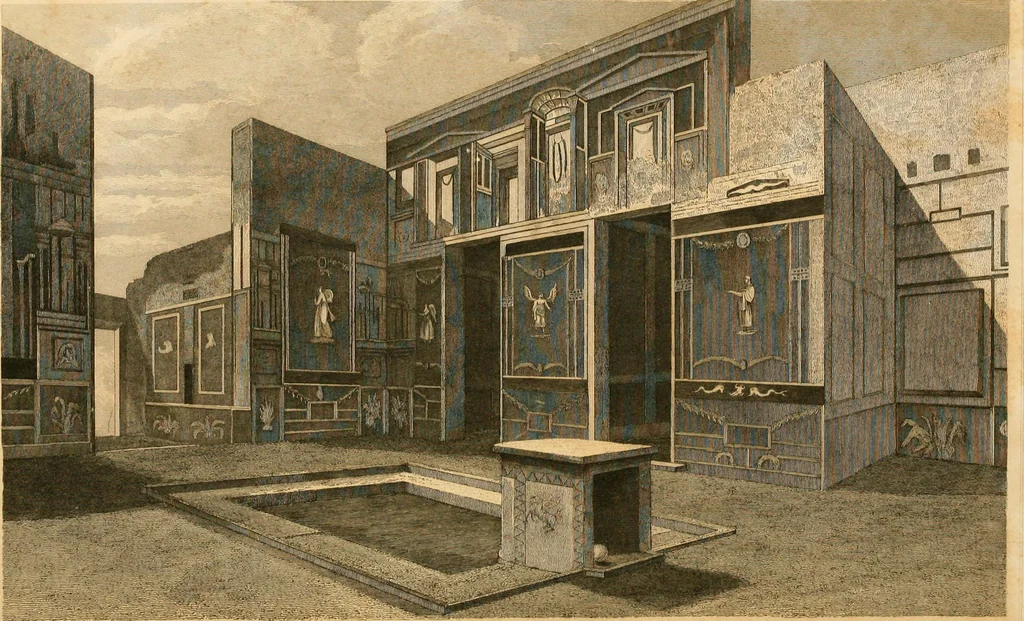 An illustration from Pompeiana : the topography, edifices and ornaments of Pompeii, the result of excavations since 1819, 1837, leaf 289