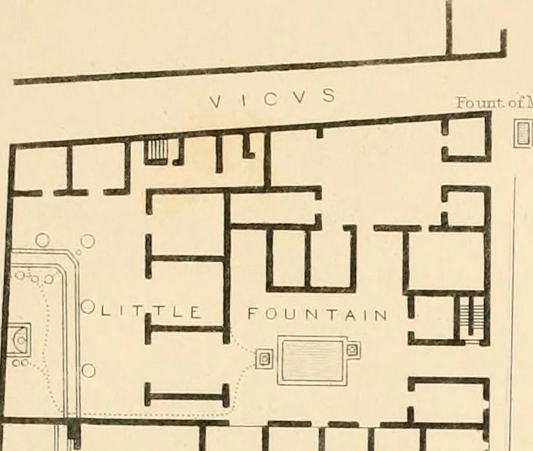 An illustration from Pompeiana : the topography, edifices and ornaments of Pompeii, the result of excavations since 1819, 1837, leaf 292