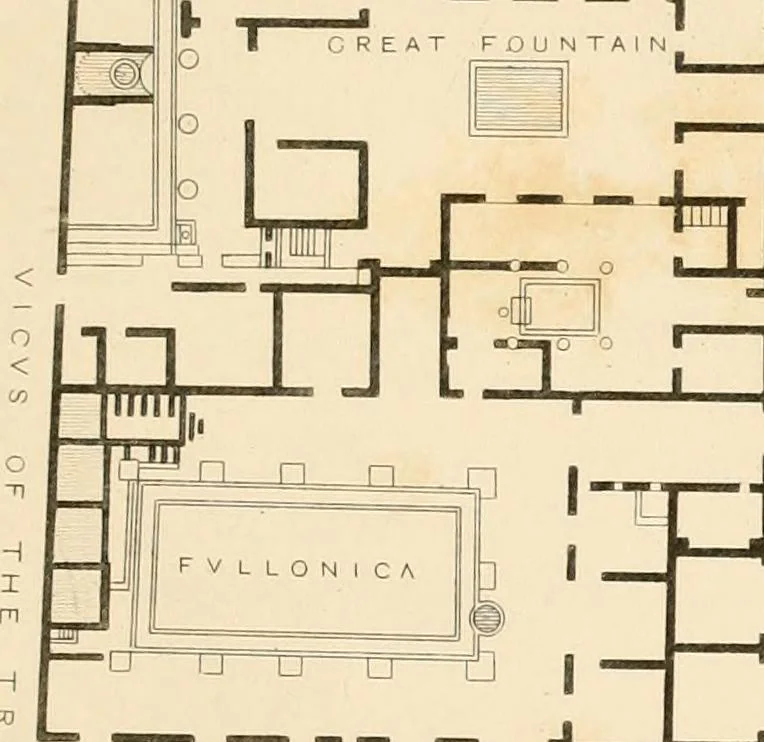 An illustration from Pompeiana : the topography, edifices and ornaments of Pompeii, the result of excavations since 1819, 1837, leaf 292