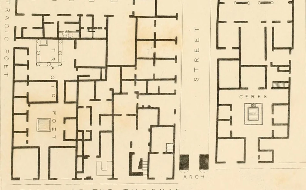 An illustration from Pompeiana : the topography, edifices and ornaments of Pompeii, the result of excavations since 1819, 1837, leaf 292
