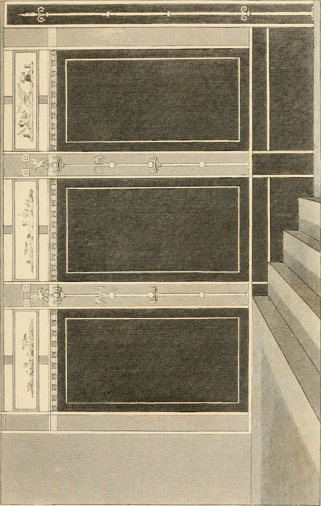 An illustration from Pompeiana : the topography, edifices and ornaments of Pompeii, the result of excavations since 1819, 1837, leaf 68