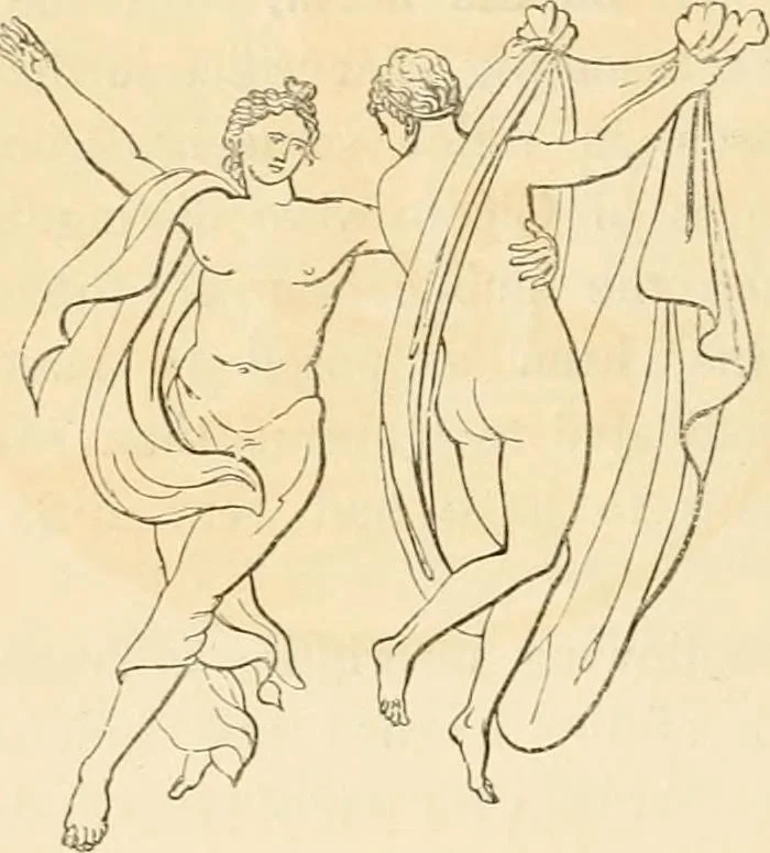 An illustration from Pompeiana : the topography, edifices and ornaments of Pompeii, the result of excavations since 1819, 1837, leaf 83