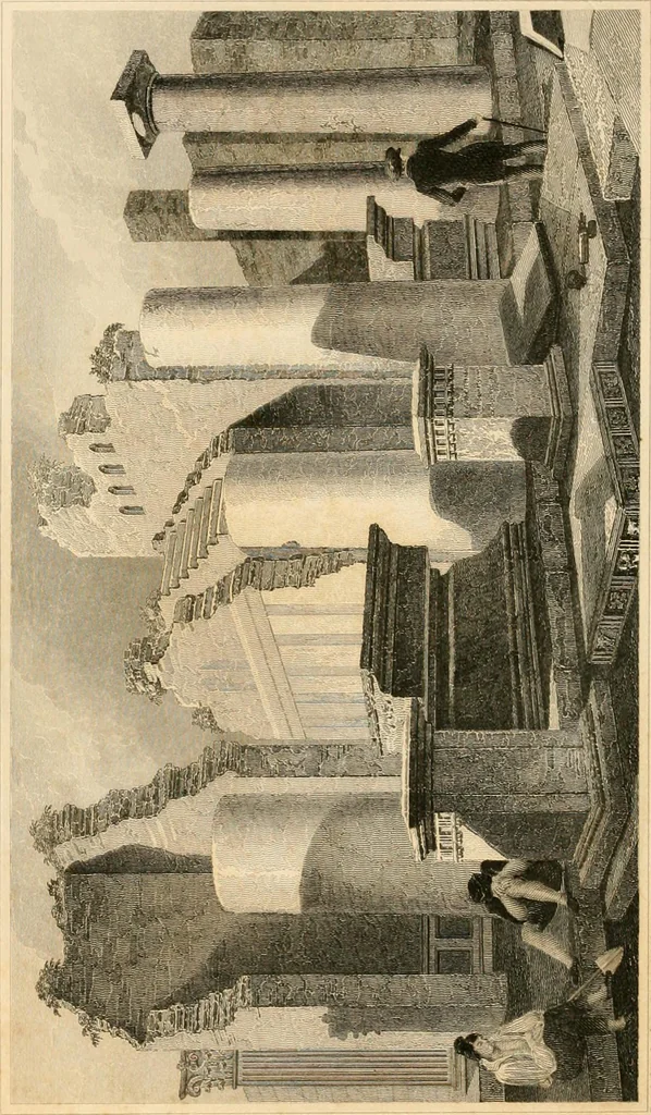An illustration from Pompeiana : the topography, edifices and ornaments of Pompeii, the result of excavations since 1819, 1837, leaf 89
