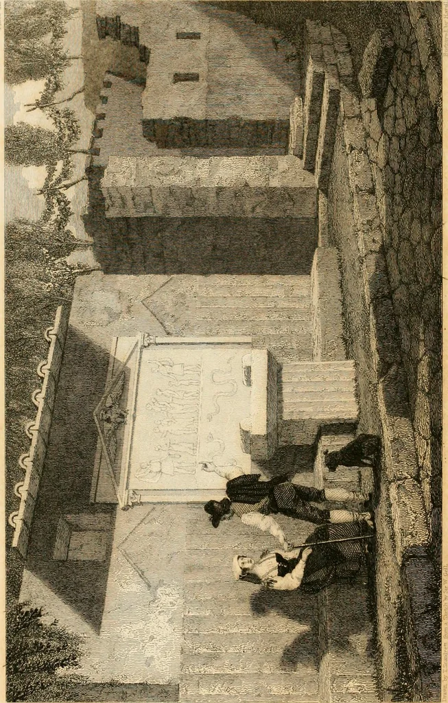 An illustration from Pompeiana : the topography, edifices and ornaments of Pompeii, the result of excavations since 1819, 1837, leaf 97