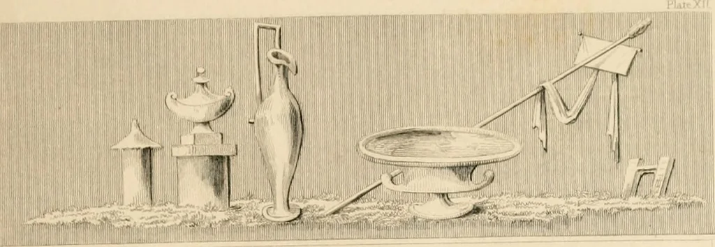 An illustration from Pompeiana : the topography, edifices and ornaments of Pompeii, the result of excavations since 1819, 1837, leaf 108