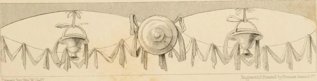 An illustration from Pompeiana : the topography, edifices and ornaments of Pompeii, the result of excavations since 1819, 1837, leaf 108